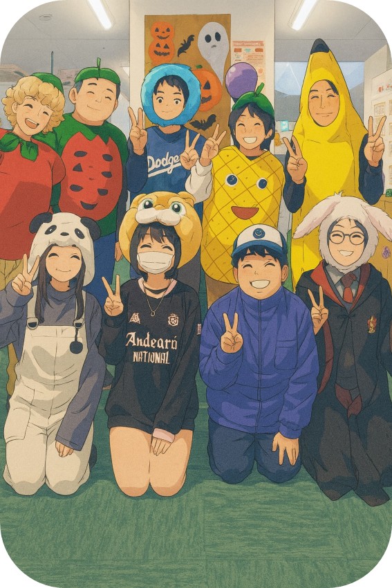 コリード韮崎のハロウィンイベントにフルーツ集団来たってよ！?