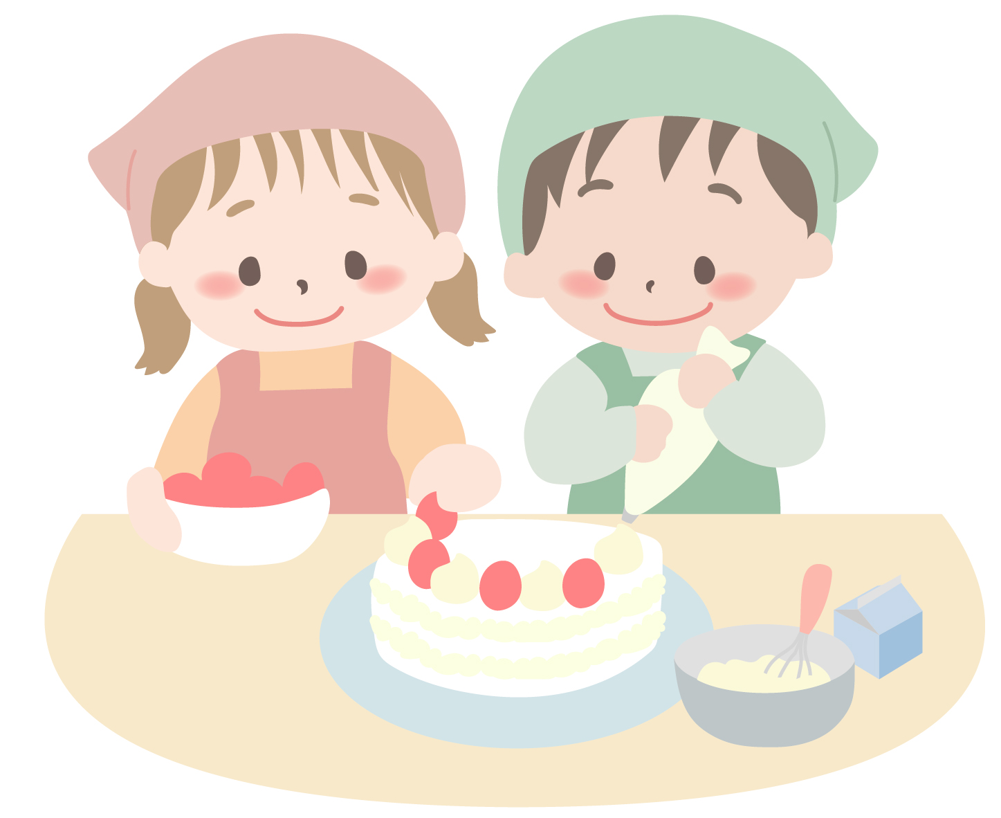米粉のココアケーキを作って食べよう♪