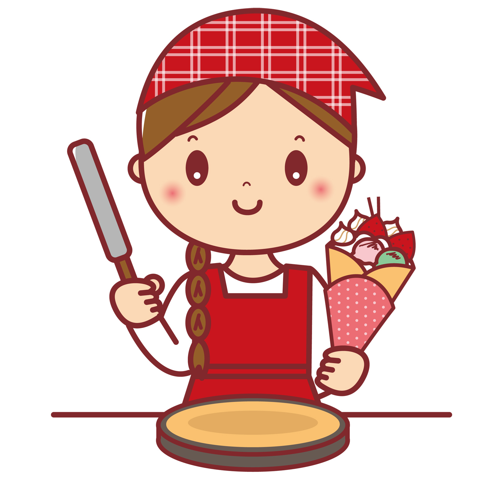 レンジで簡単・美味しいクレープ作り☺